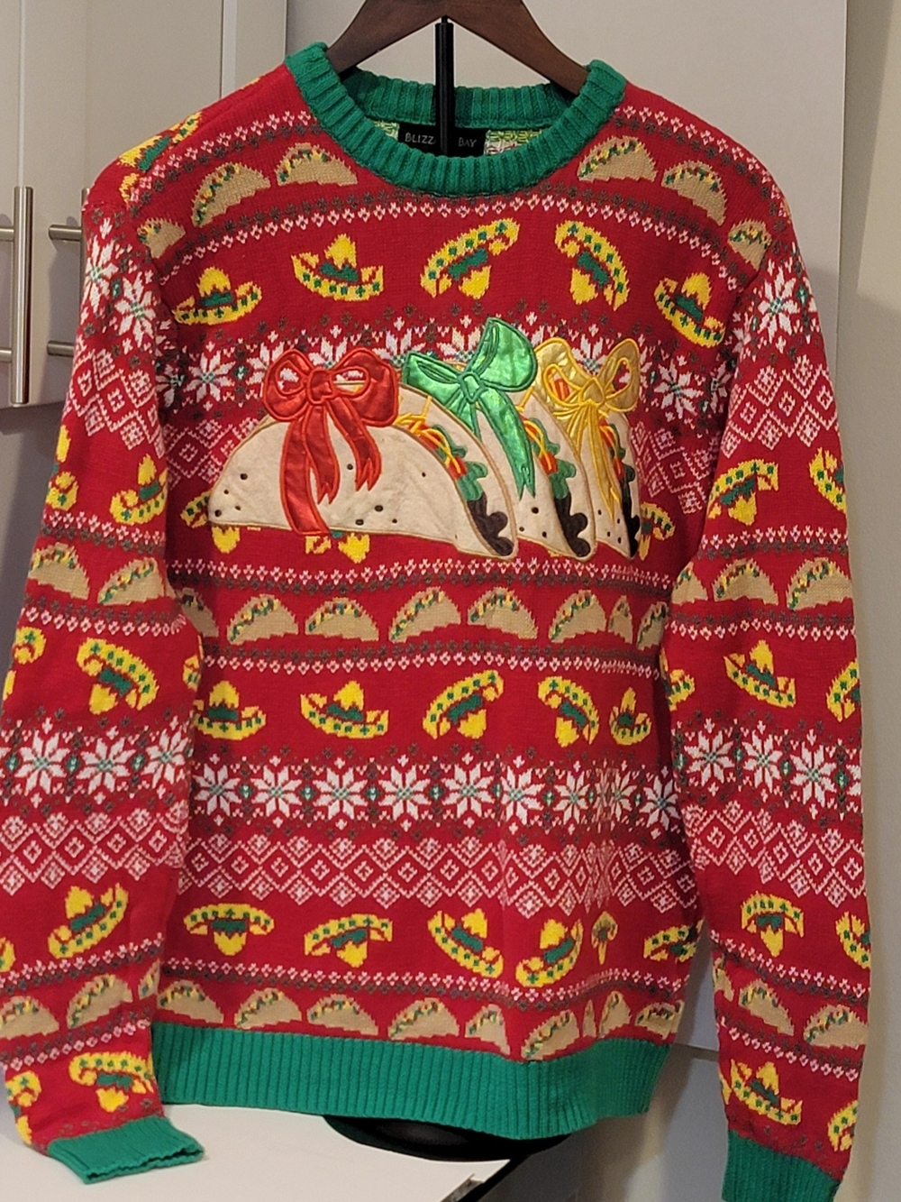 Blizzard Bay Taco Fiesta Ugly Christmas Sweater